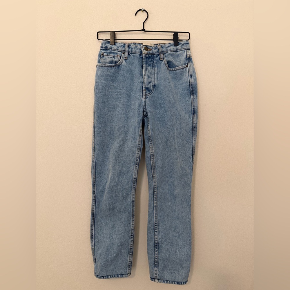Sezane Light Blue Straight Leg Jeans